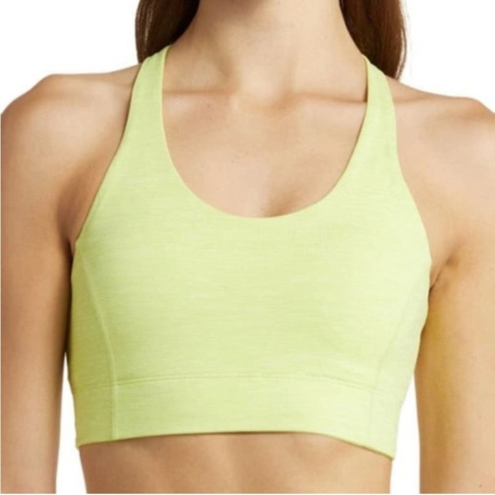 Outdoor Voices Doing Things Thrive Bra Margarita Racerback Yellow Sport Active